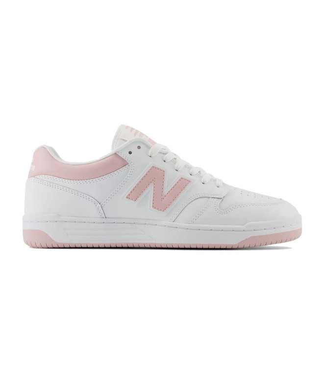 Chaussures New Balance 480 Homme Blanc-rose