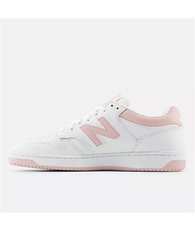 Chaussures New Balance 480 Homme Blanc-Rose