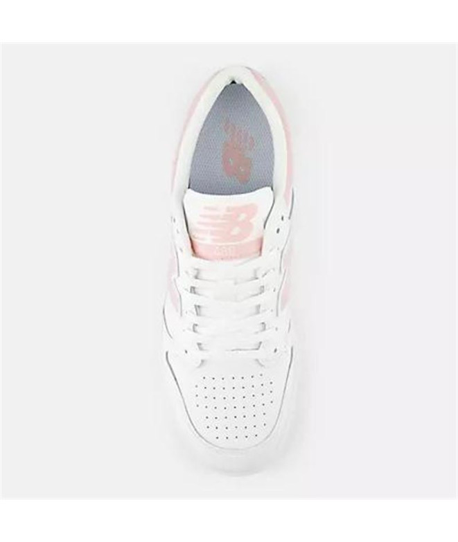 Chaussures New Balance 480 Homme Blanc-Rose
