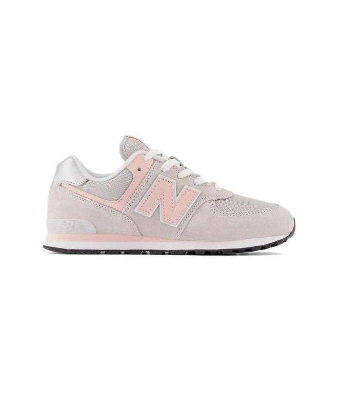 Chaussures New Balance 574 Core Enfant Gris-Saumon