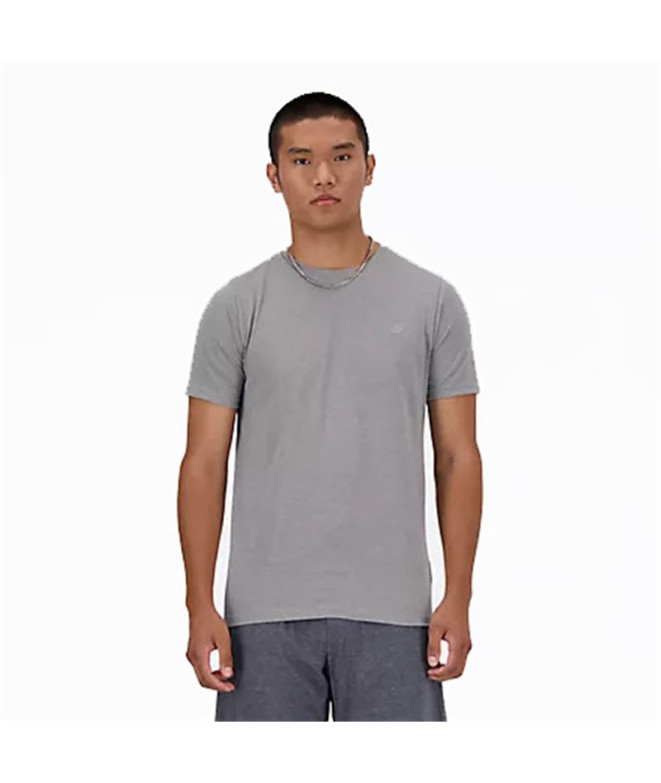 Camiseta New Balance Sport Essentials Heathertech Hombre Gris