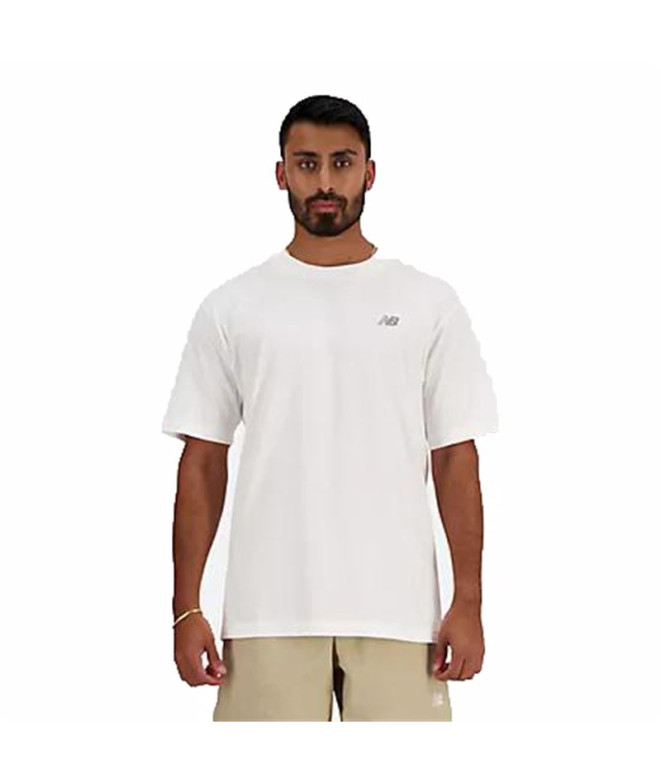 T-shirt New Balance Sport Essentials Coton Homme Blanc