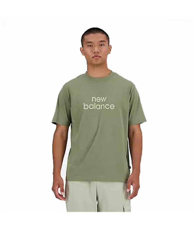 Camiseta New Balance Sport Essentials Linear Hombre Verde