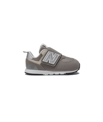 Chaussures New Balance 574 NEW-B Hook & Loop Baby Grey Chaussures New Balance 574 NEW-B Hook & Loop Baby Grey