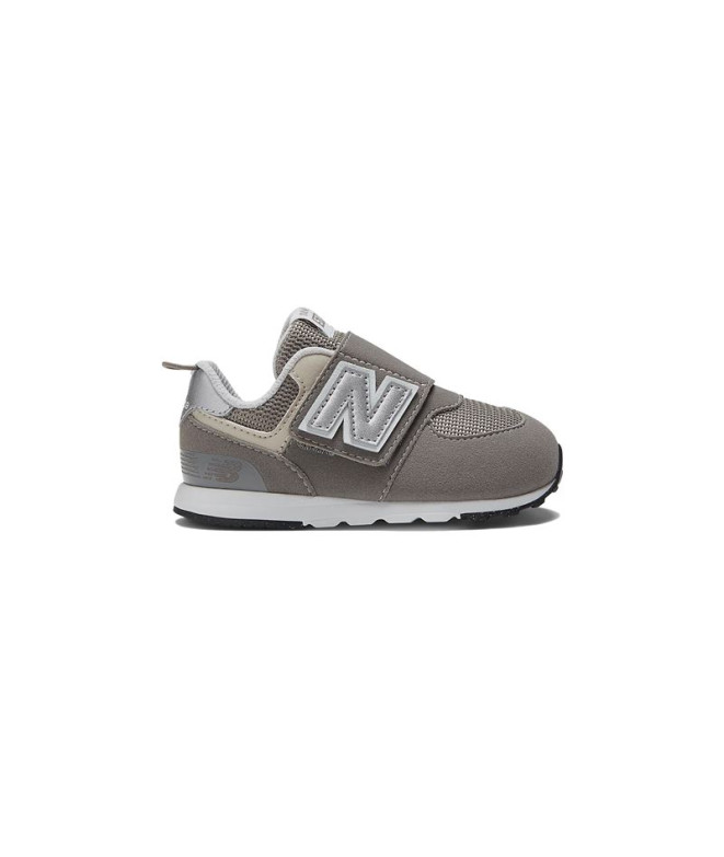 Chaussures New Balance 574 NEW-B Hook & Loop Baby Grey