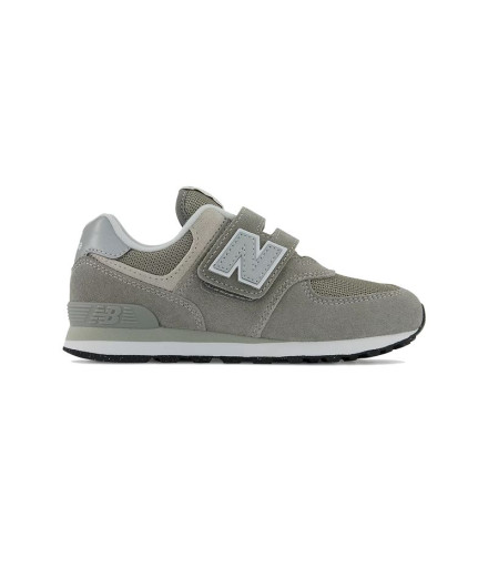 Zapatillas New Balance 574 Core Hook & Loop Gris Infantil