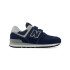 Sapatilhas New Balance 574 Core Hook & Loop azul-marinho Infantil