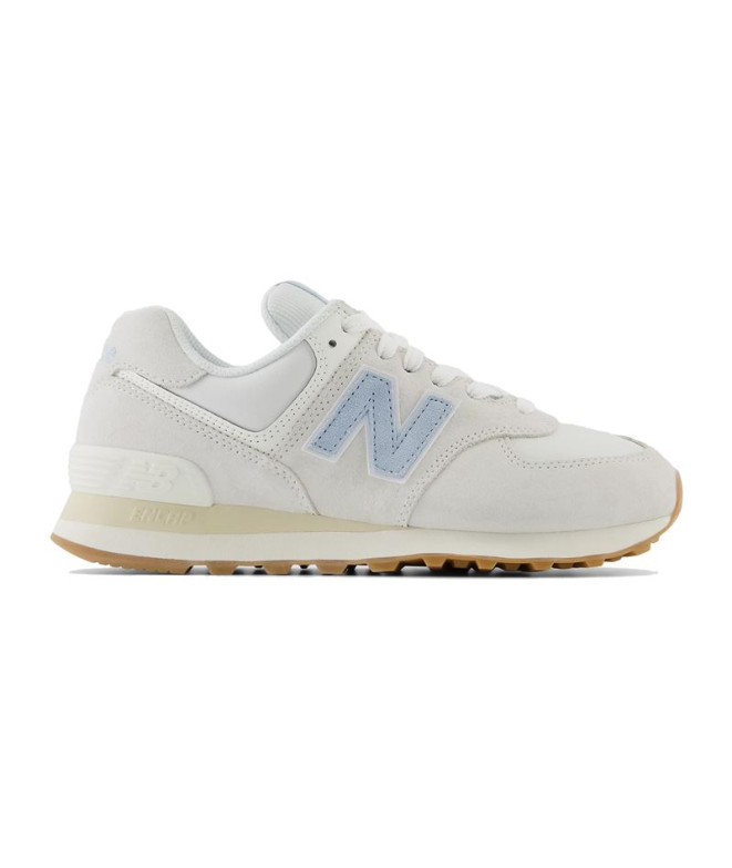 Sapatilhas New Balance 574 Mulher Branco Azul