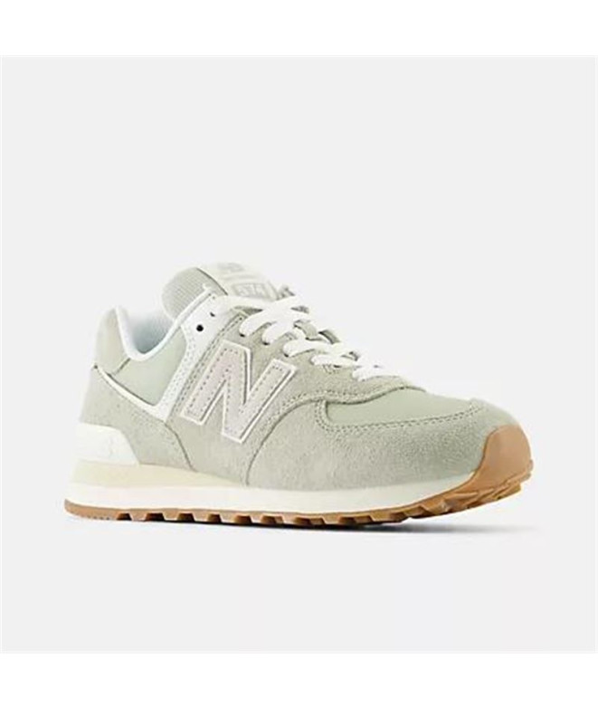 Zapatillas New Balance 574 Mujer Oliva