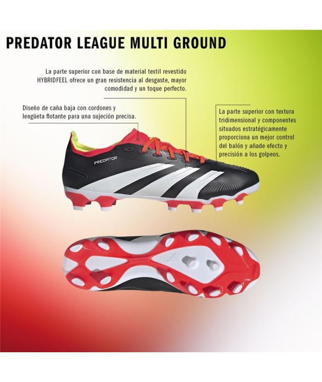 Botas de Fútbol adidas Predator League Mg Negro