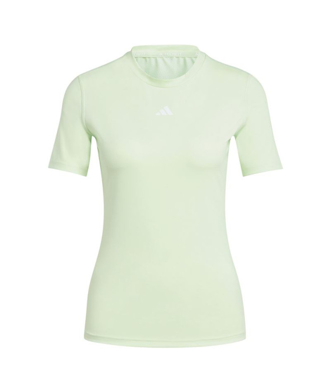 Camiseta de Fitness adidas Essentials Techfit Train Mujer Verde