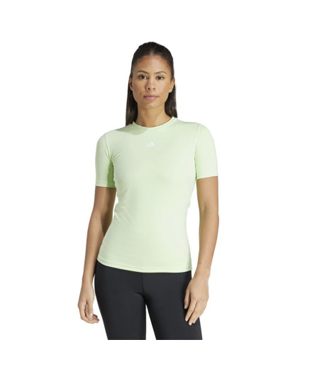 Top por Fitness adidas Essentials Techfit Train Mulher Verde