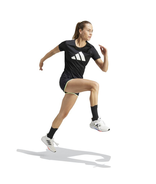 T-shirt de Running adidas Run It Femme Noir