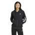 Chaqueta adidas Linear Fleeze Hoodie Mujer Negro