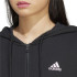 Chaqueta adidas Linear Fleeze Hoodie Mujer Negro