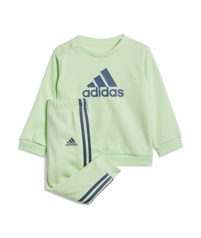 Conjunto adidas Bos Jogger French Terry Infantil Verde