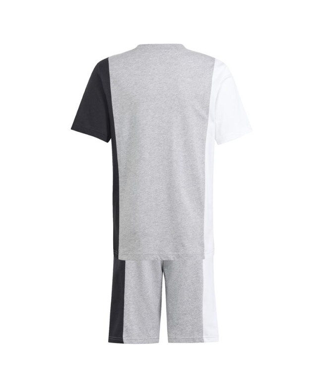 Conjunto adidas Club Set Infantil Cinzento