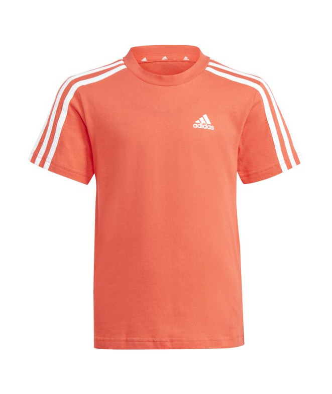 Conjunto adidas Lk 3Bandas Infantil Vermelho