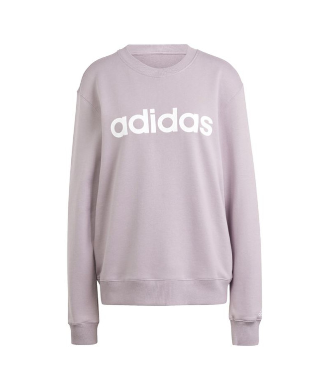 Sweat adidas Linear French Terry Femme Lila