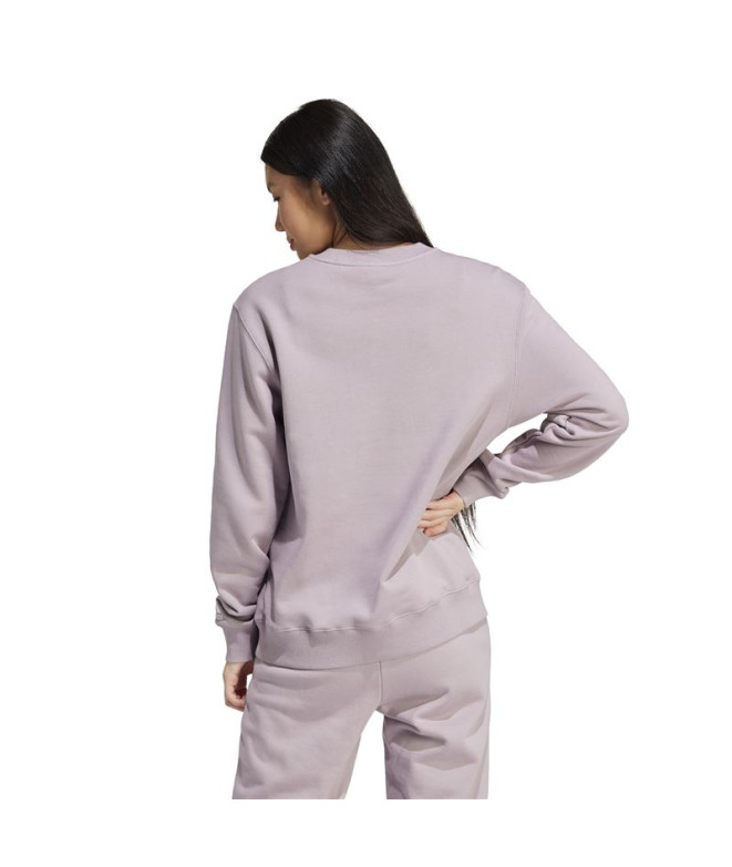 Sweat adidas Linear French Terry Femme Lila