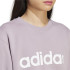 Sudadera adidas Linear French Terry Mujer Lila