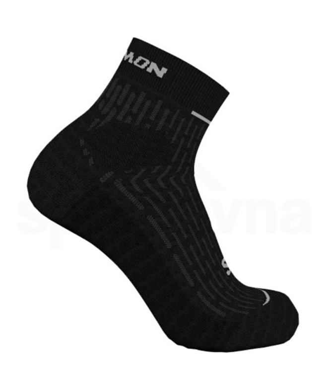 Calcetines de Trail Salomon Ultra Glide Ankle Negro