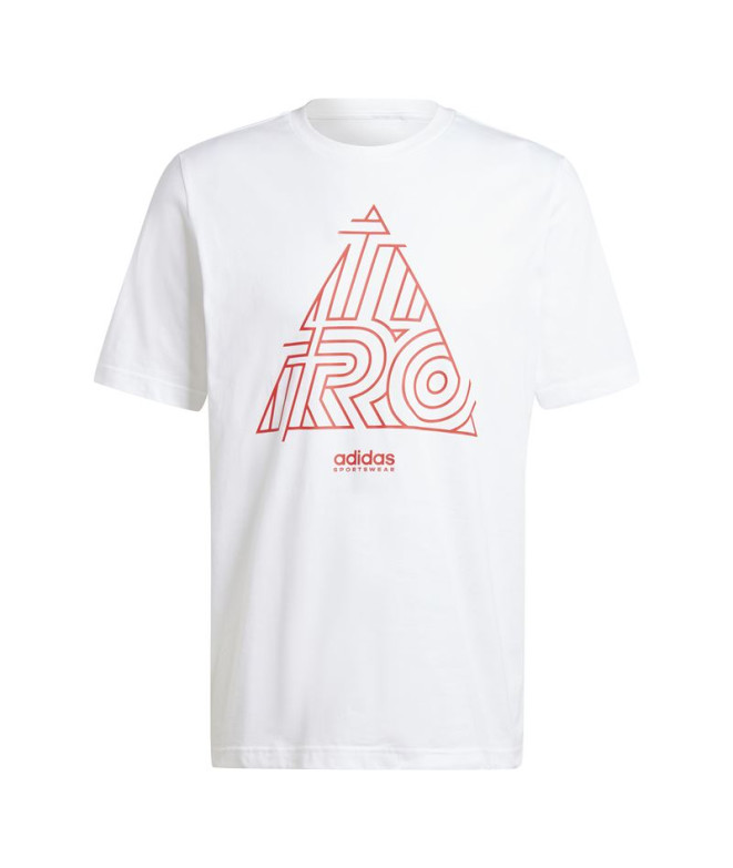Camiseta adidas House Of Tiro Hombre Blanco