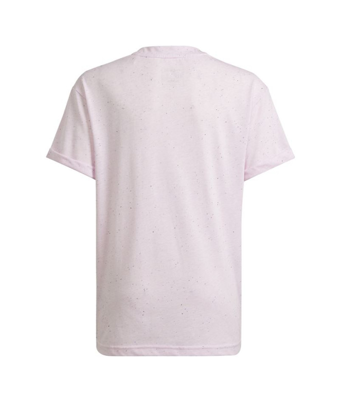 Camiseta adidas G Fi Bl Niña Rosa
