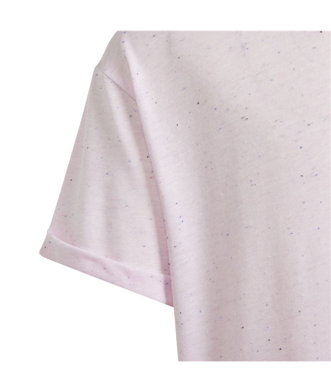 Camiseta adidas G Fi Bl Niña Rosa