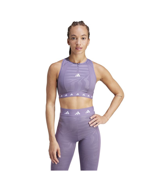 Brassiere de sport adidas Essentials Powerimpact Medium-Support Femme Purple