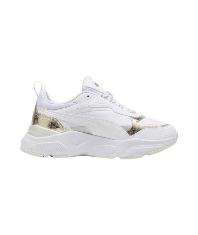 Chaussures Puma Cassia Metallic Whin White Femme