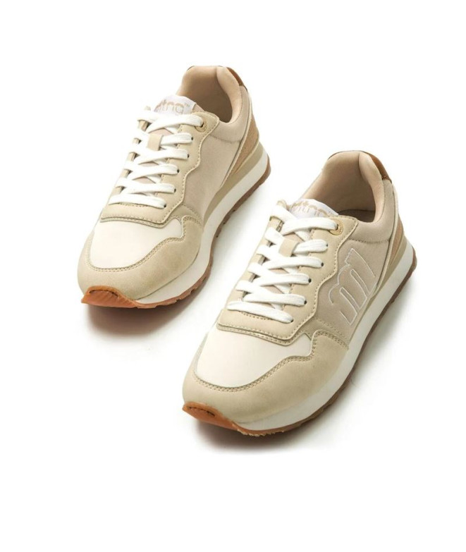 Zapatillas Mustang Joggo Naidos Beige Mujer
