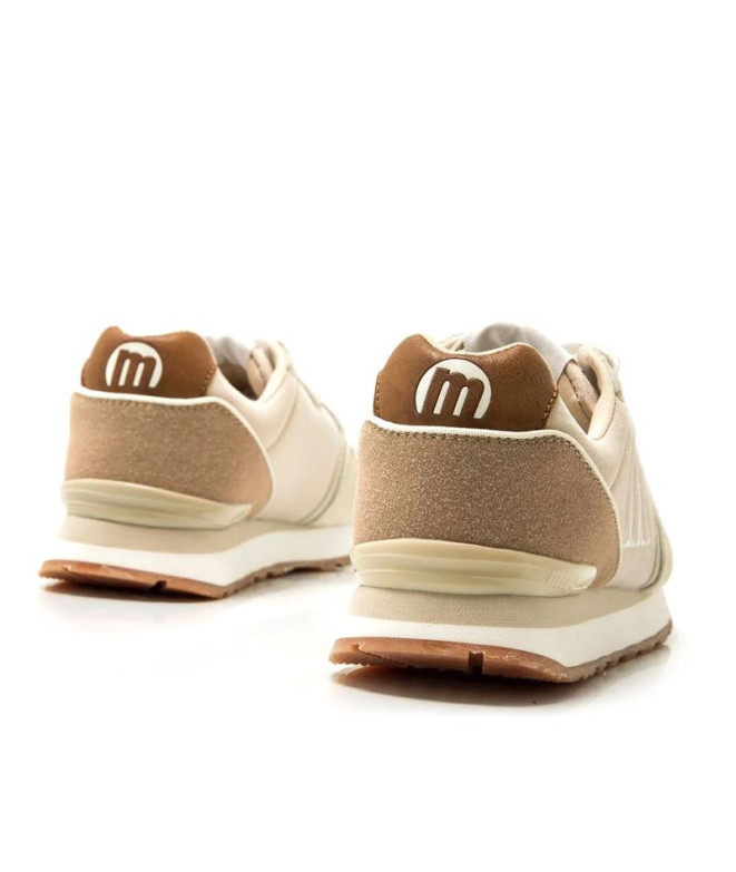 Zapatillas Mustang Joggo Naidos Beige Mujer