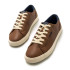 Chaussures Mustang Aria Marron Cuir Usain Marine Homme