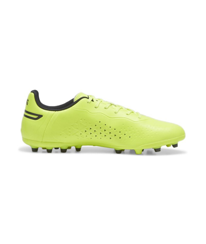 Botas de futebol Puma King Match MG Lima/Preto