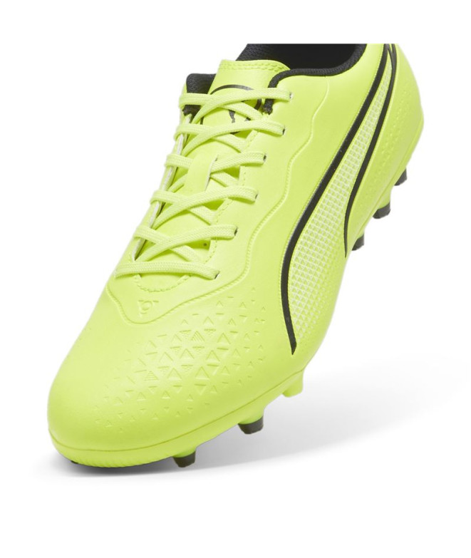 Botas de fútbol Puma King Match MG Lima/Negro