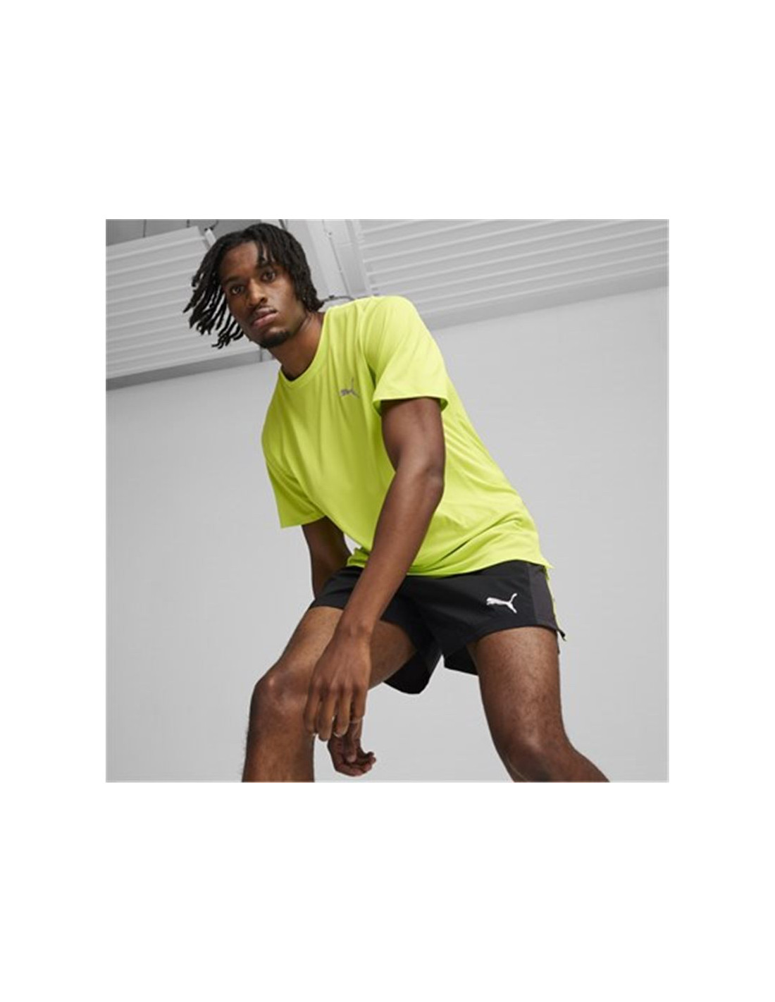 Camiseta Puma - Amarillo - Camiseta Running Hombre