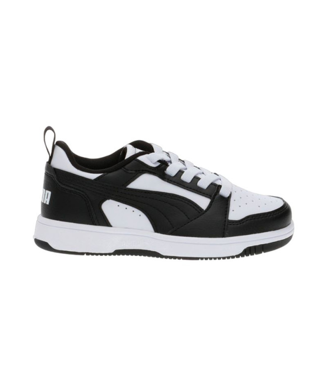 Sapatilhas Infantil puma Rebound V6 Lo A Branco