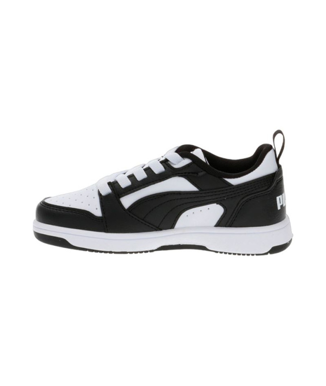 Chaussures Puma Rebound V6 Lo A Enfant Blanc