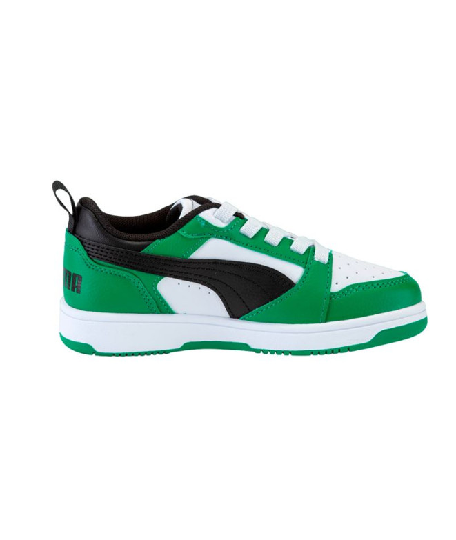 Chaussures puma Rebound V6 Lo Enfant Vert