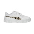 Zapatillas Puma Carina 2.0 Animal Up Infantil Blanco