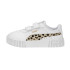 Zapatillas Puma Carina 2.0 Animal Up Infantil Blanco