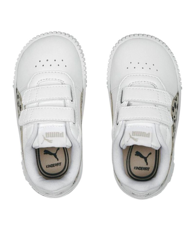 Chaussures Enfant Puma Carina 2.0 Animal Up White