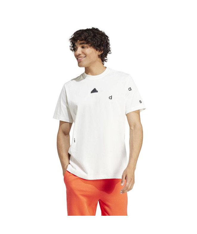 Camiseta adidas Bl Sj Q1 Homem Branco