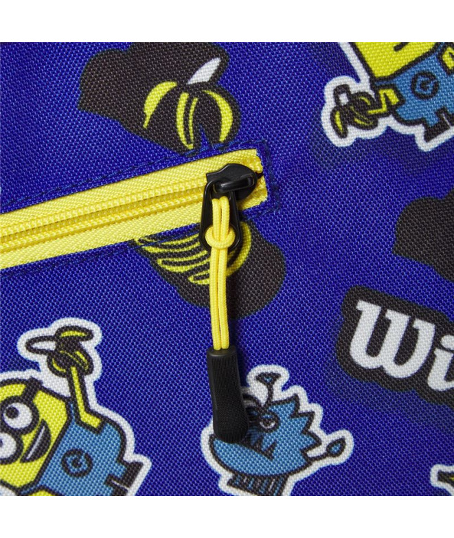 Mochila de Tenis Wilson Minions V3.0 Team 3Pk Azul