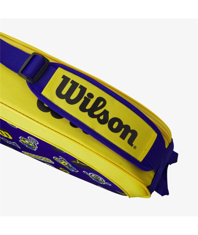 Mochila de Tenis Wilson Minions V3.0 Team 3Pk Azul