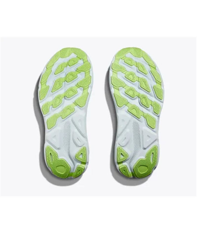 Chaussures de Running Hoka Clifton 9 Femme Bleu...