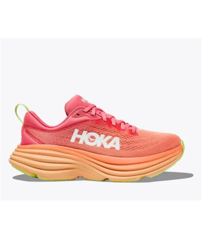 Zapatillas de Running Hoka Bondi 8 Mujer Coral