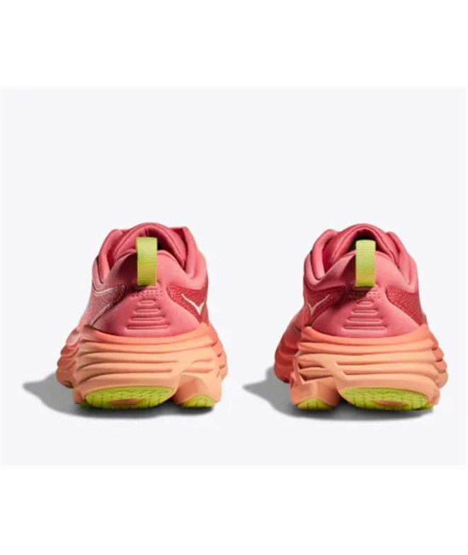 Chaussures de Running Hoka Bondi 8 Femme Corail