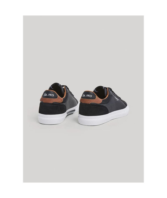 Chaussures Pepe Jeans Kenton Court Homme Noir